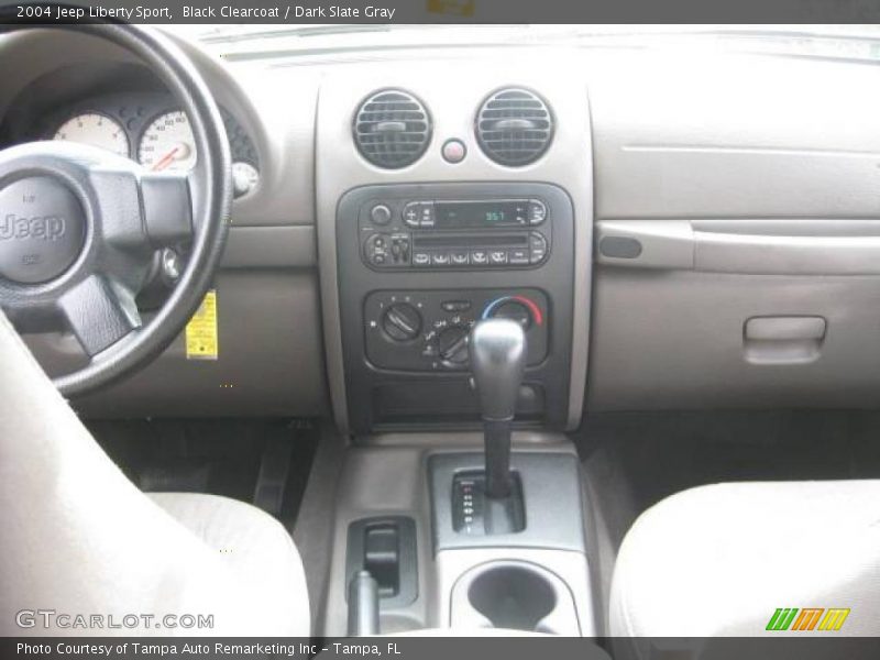 Black Clearcoat / Dark Slate Gray 2004 Jeep Liberty Sport