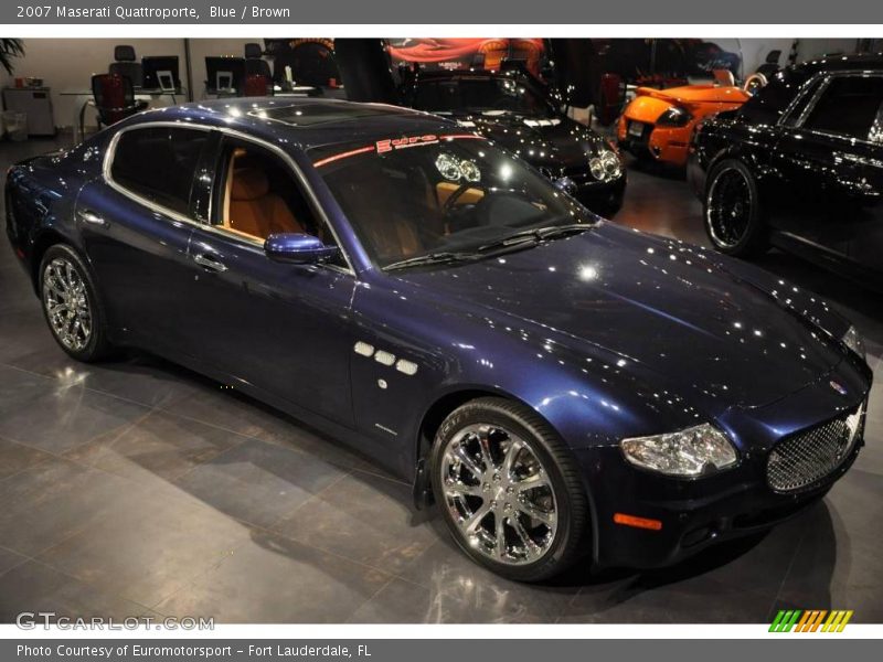 Blue / Brown 2007 Maserati Quattroporte