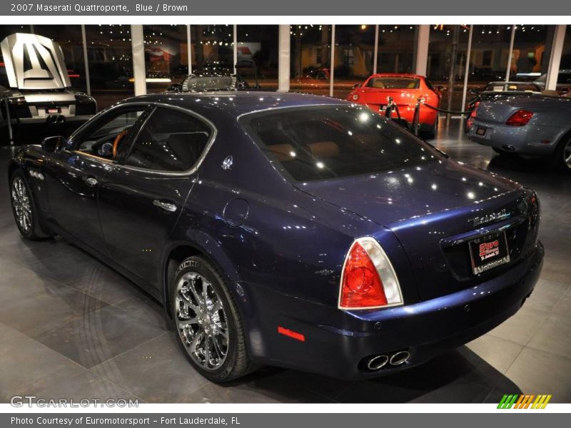 Blue / Brown 2007 Maserati Quattroporte