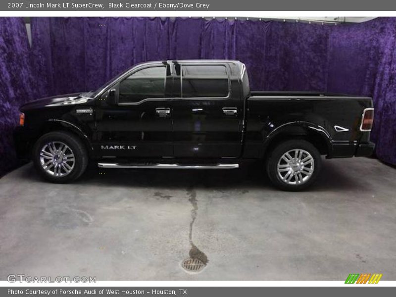 Black Clearcoat / Ebony/Dove Grey 2007 Lincoln Mark LT SuperCrew