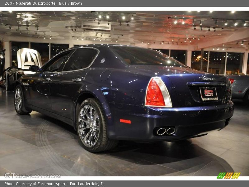 Blue / Brown 2007 Maserati Quattroporte