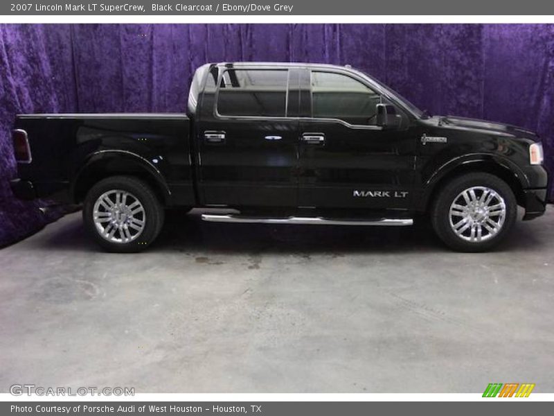 Black Clearcoat / Ebony/Dove Grey 2007 Lincoln Mark LT SuperCrew