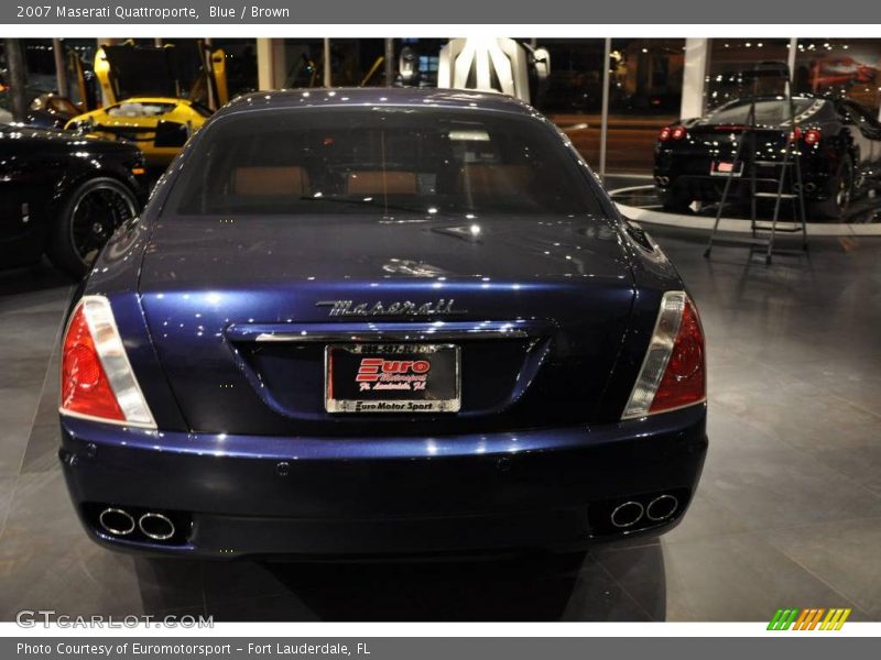 Blue / Brown 2007 Maserati Quattroporte