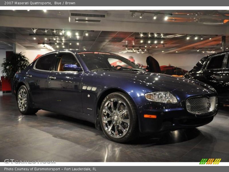 Blue / Brown 2007 Maserati Quattroporte