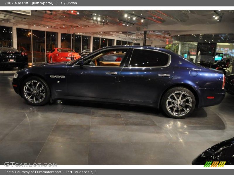 Blue / Brown 2007 Maserati Quattroporte