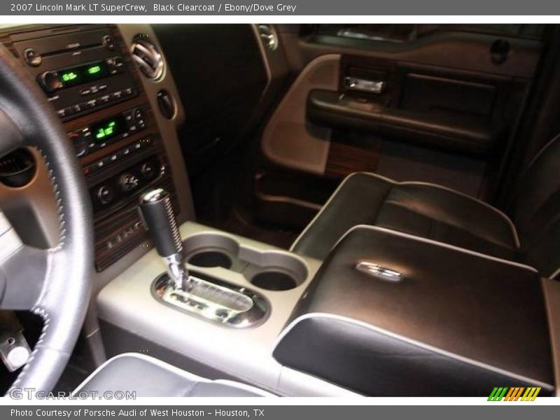 Black Clearcoat / Ebony/Dove Grey 2007 Lincoln Mark LT SuperCrew