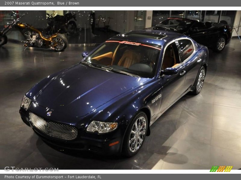 Blue / Brown 2007 Maserati Quattroporte