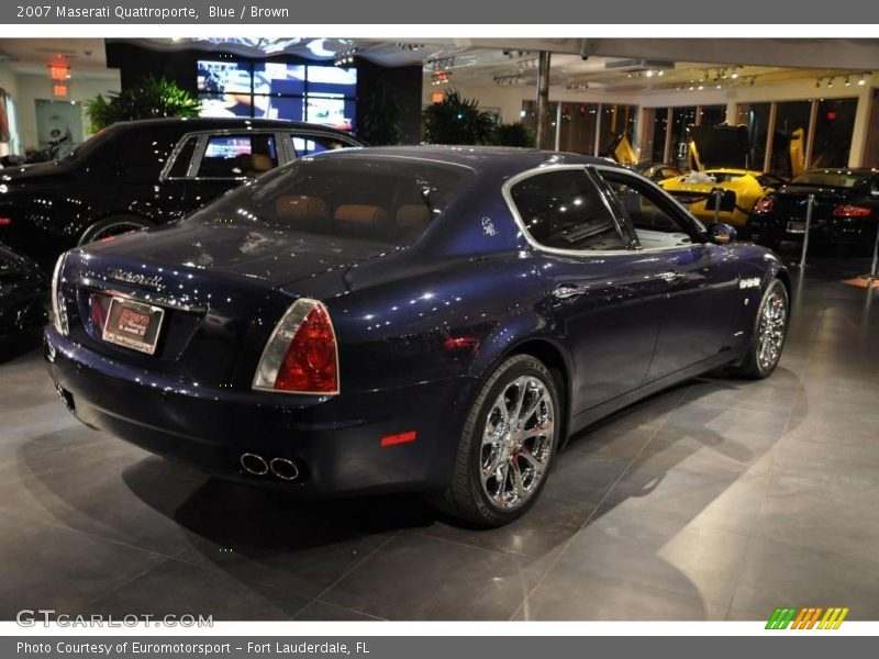 Blue / Brown 2007 Maserati Quattroporte