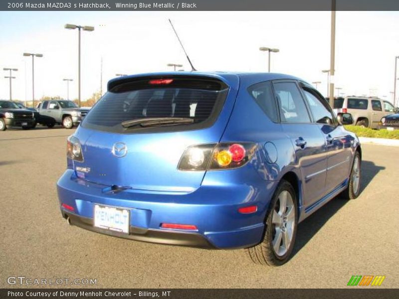 Winning Blue Metallic / Black 2006 Mazda MAZDA3 s Hatchback