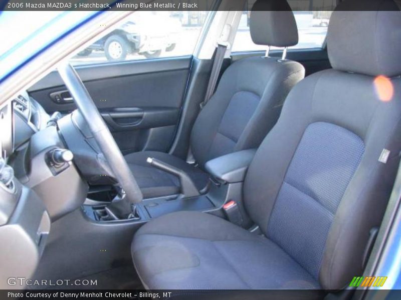 Winning Blue Metallic / Black 2006 Mazda MAZDA3 s Hatchback