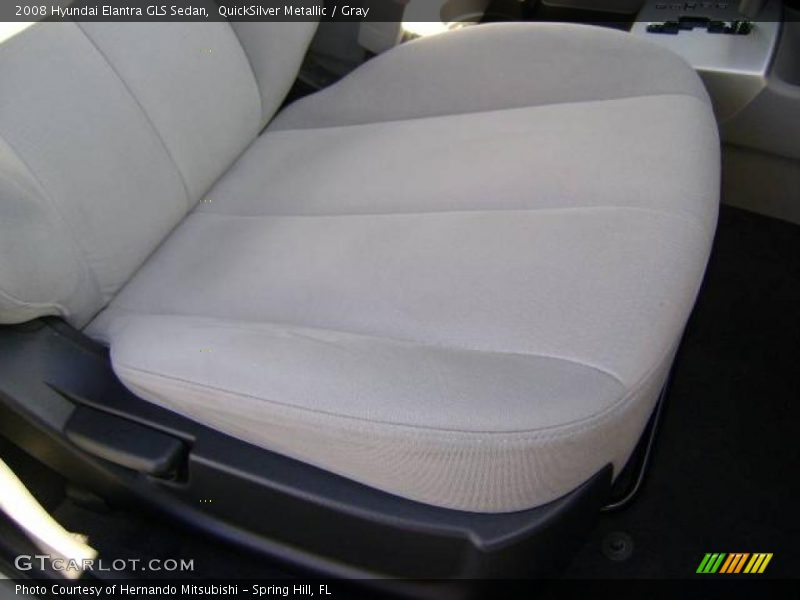 QuickSilver Metallic / Gray 2008 Hyundai Elantra GLS Sedan