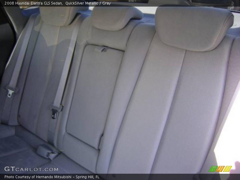 QuickSilver Metallic / Gray 2008 Hyundai Elantra GLS Sedan