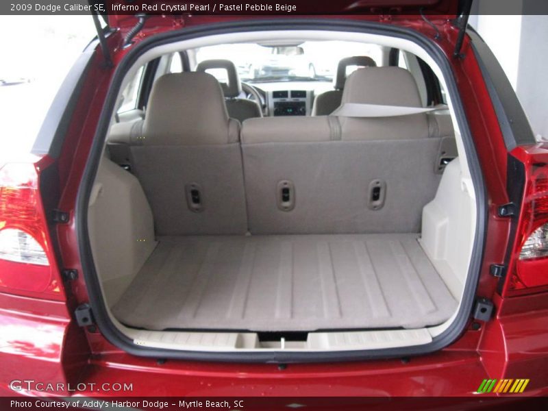 Inferno Red Crystal Pearl / Pastel Pebble Beige 2009 Dodge Caliber SE