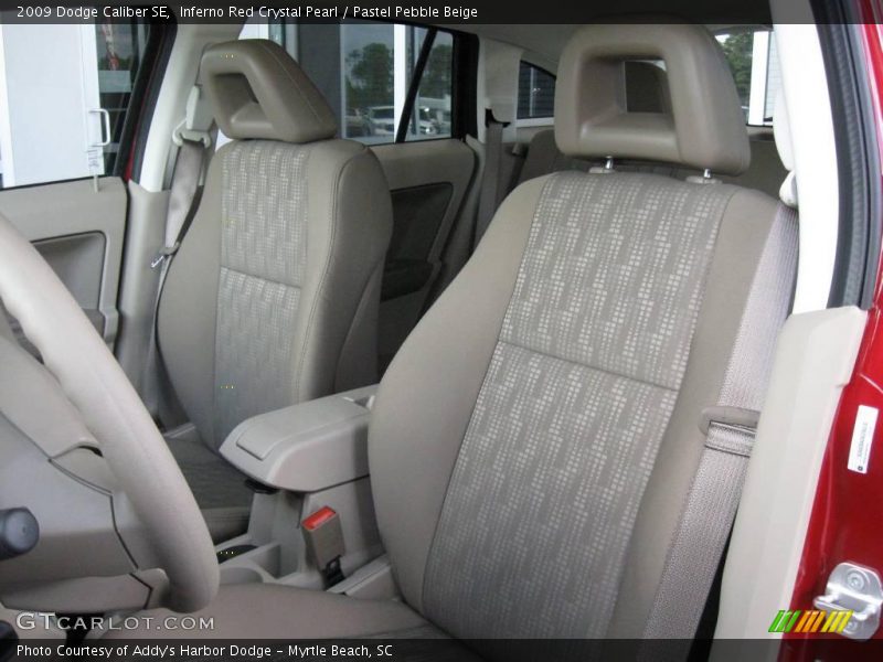 Inferno Red Crystal Pearl / Pastel Pebble Beige 2009 Dodge Caliber SE