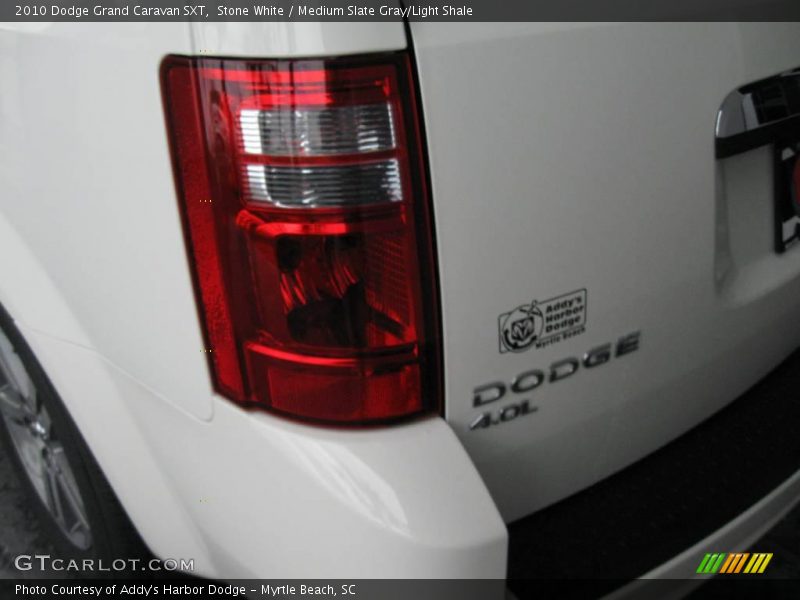 Stone White / Medium Slate Gray/Light Shale 2010 Dodge Grand Caravan SXT