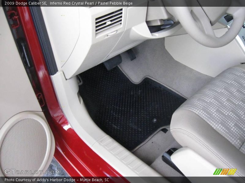 Inferno Red Crystal Pearl / Pastel Pebble Beige 2009 Dodge Caliber SE