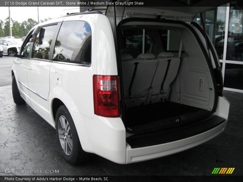 Stone White / Medium Slate Gray/Light Shale 2010 Dodge Grand Caravan SXT