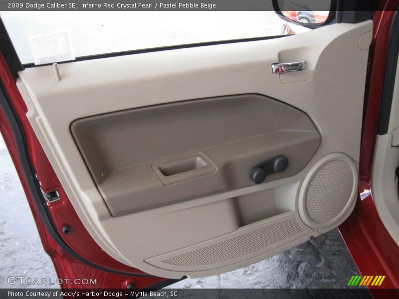 Inferno Red Crystal Pearl / Pastel Pebble Beige 2009 Dodge Caliber SE