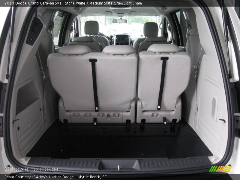 Stone White / Medium Slate Gray/Light Shale 2010 Dodge Grand Caravan SXT