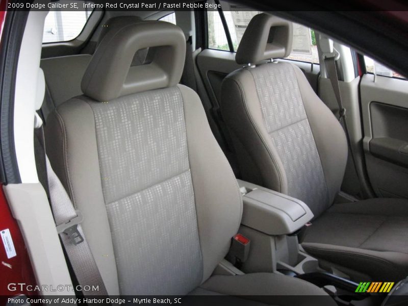 Inferno Red Crystal Pearl / Pastel Pebble Beige 2009 Dodge Caliber SE