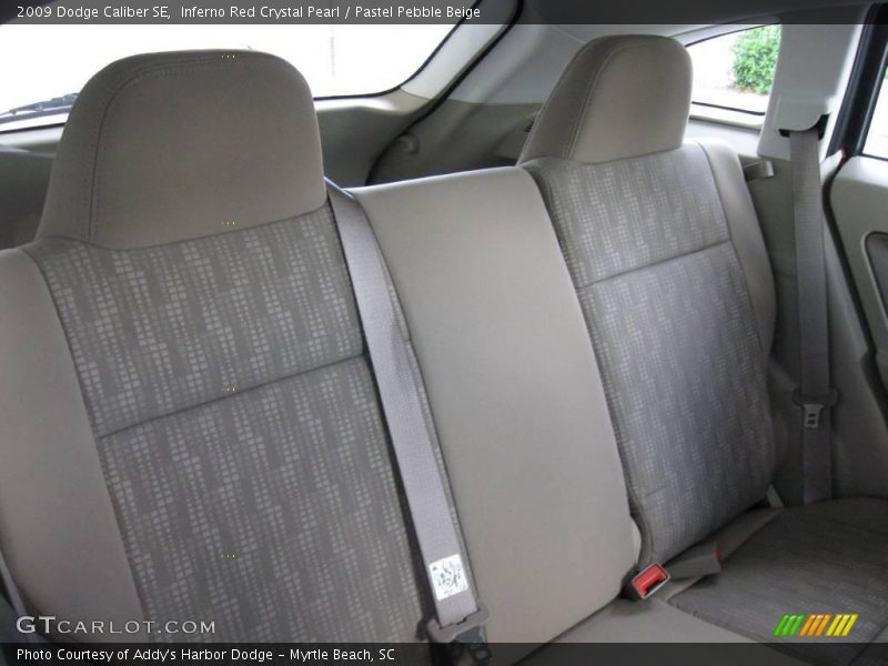 Inferno Red Crystal Pearl / Pastel Pebble Beige 2009 Dodge Caliber SE