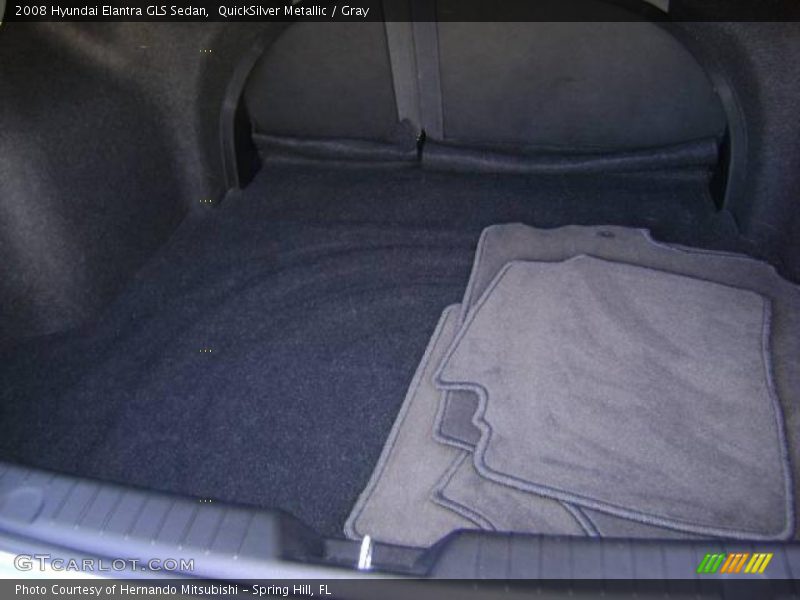 QuickSilver Metallic / Gray 2008 Hyundai Elantra GLS Sedan
