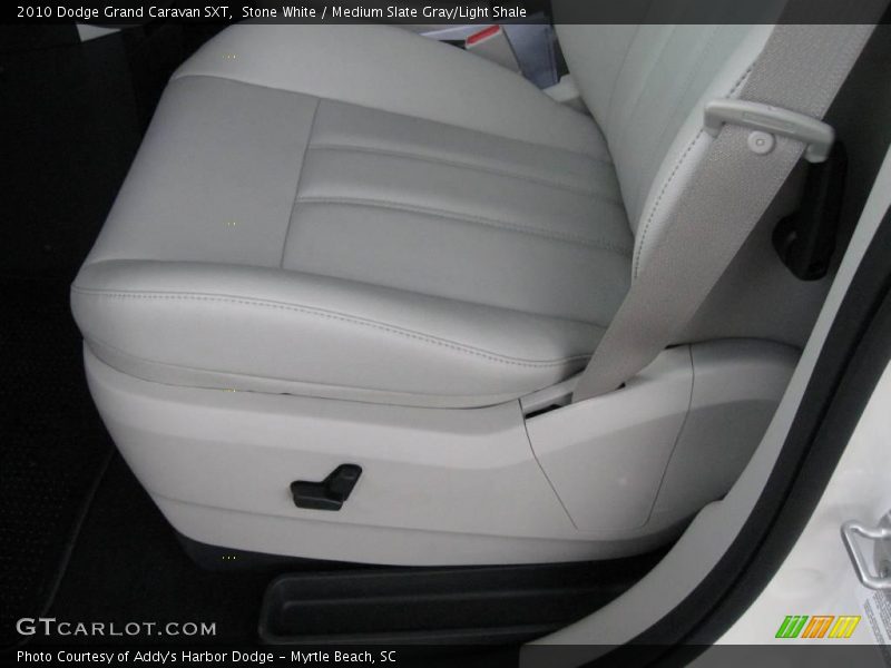 Stone White / Medium Slate Gray/Light Shale 2010 Dodge Grand Caravan SXT