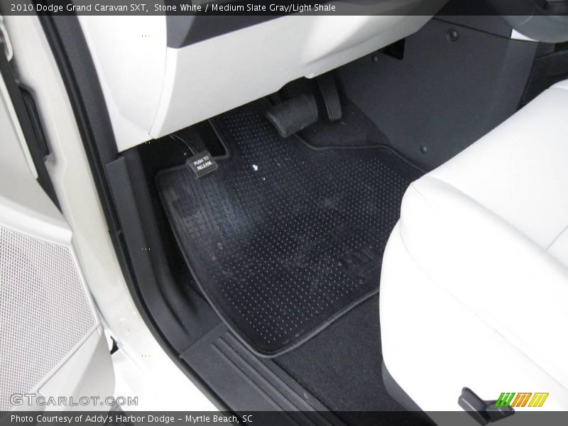 Stone White / Medium Slate Gray/Light Shale 2010 Dodge Grand Caravan SXT