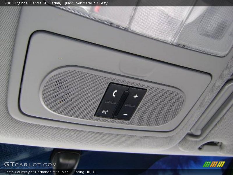 QuickSilver Metallic / Gray 2008 Hyundai Elantra GLS Sedan