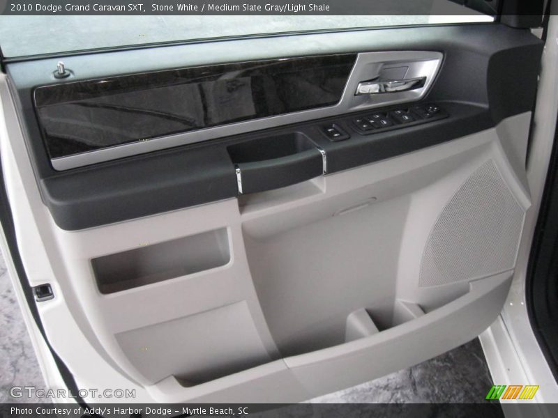 Stone White / Medium Slate Gray/Light Shale 2010 Dodge Grand Caravan SXT