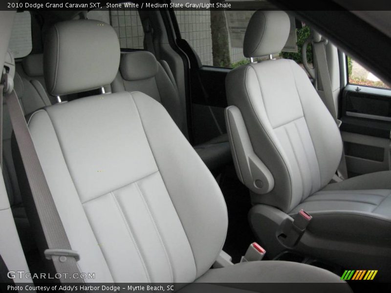 Stone White / Medium Slate Gray/Light Shale 2010 Dodge Grand Caravan SXT