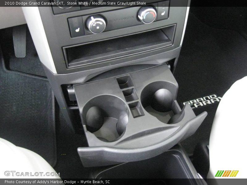 Stone White / Medium Slate Gray/Light Shale 2010 Dodge Grand Caravan SXT