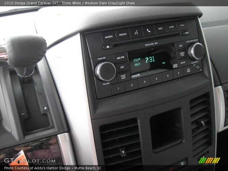 Stone White / Medium Slate Gray/Light Shale 2010 Dodge Grand Caravan SXT