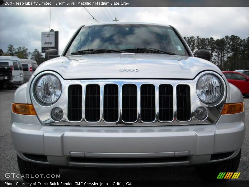 Bright Silver Metallic / Medium Slate Gray 2007 Jeep Liberty Limited