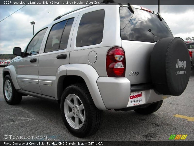 Bright Silver Metallic / Medium Slate Gray 2007 Jeep Liberty Limited