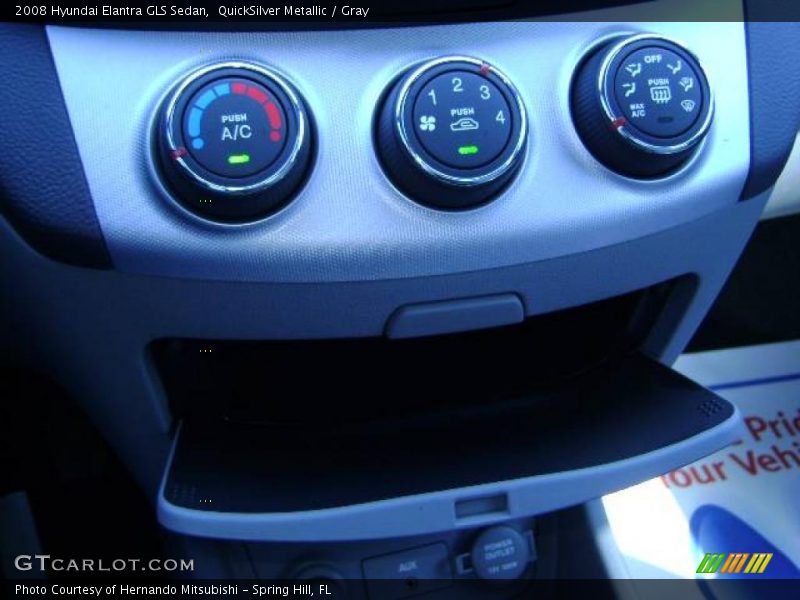 QuickSilver Metallic / Gray 2008 Hyundai Elantra GLS Sedan