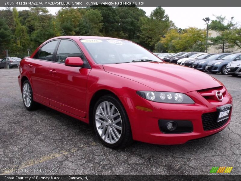 Velocity Red Mica / Black 2006 Mazda MAZDA6 MAZDASPEED6 Grand Touring