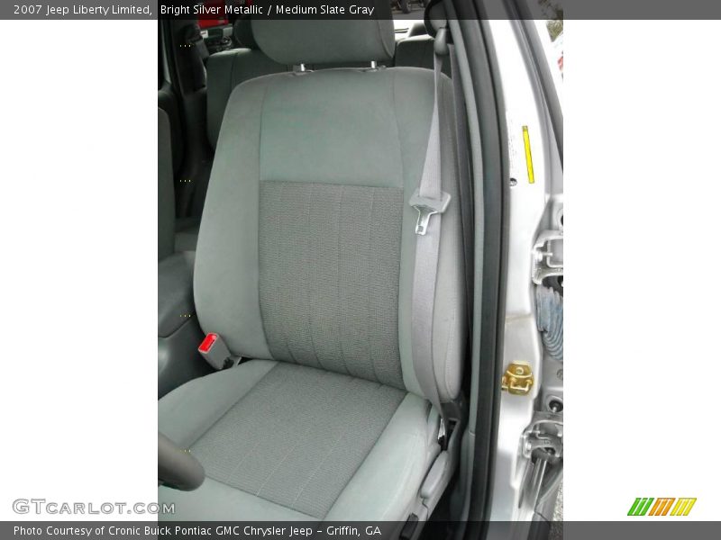 Bright Silver Metallic / Medium Slate Gray 2007 Jeep Liberty Limited