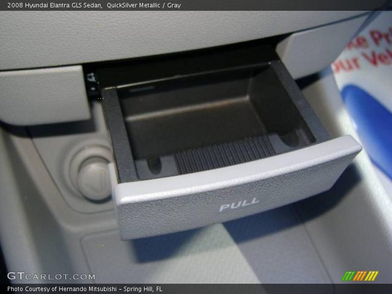 QuickSilver Metallic / Gray 2008 Hyundai Elantra GLS Sedan