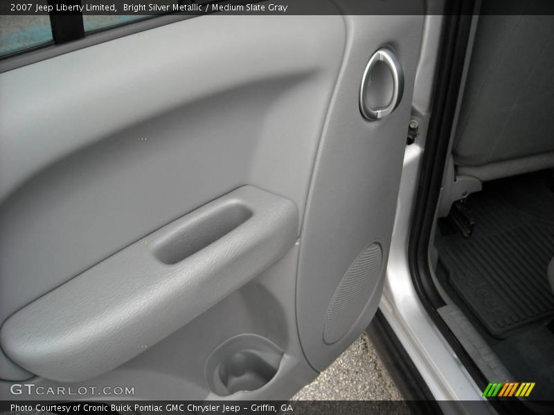 Bright Silver Metallic / Medium Slate Gray 2007 Jeep Liberty Limited