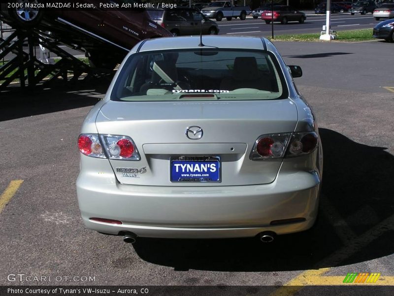 Pebble Ash Metallic / Beige 2006 Mazda MAZDA6 i Sedan