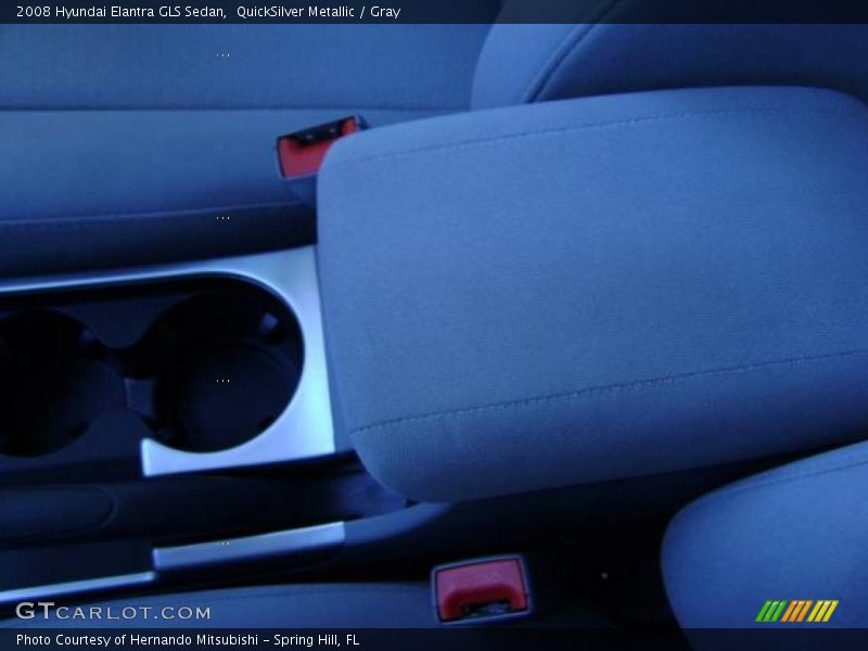 QuickSilver Metallic / Gray 2008 Hyundai Elantra GLS Sedan