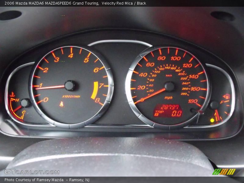 Velocity Red Mica / Black 2006 Mazda MAZDA6 MAZDASPEED6 Grand Touring