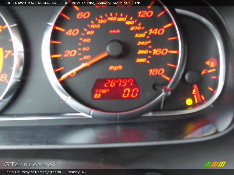 Velocity Red Mica / Black 2006 Mazda MAZDA6 MAZDASPEED6 Grand Touring