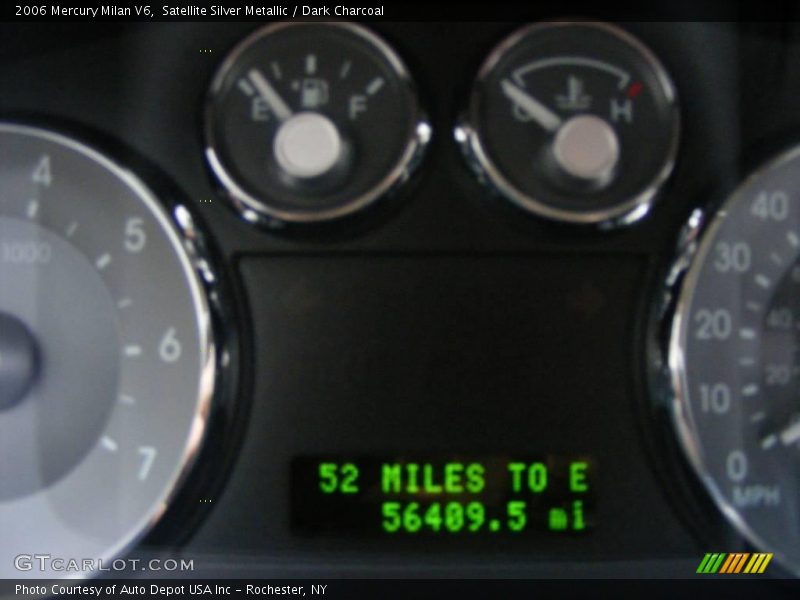 Satellite Silver Metallic / Dark Charcoal 2006 Mercury Milan V6
