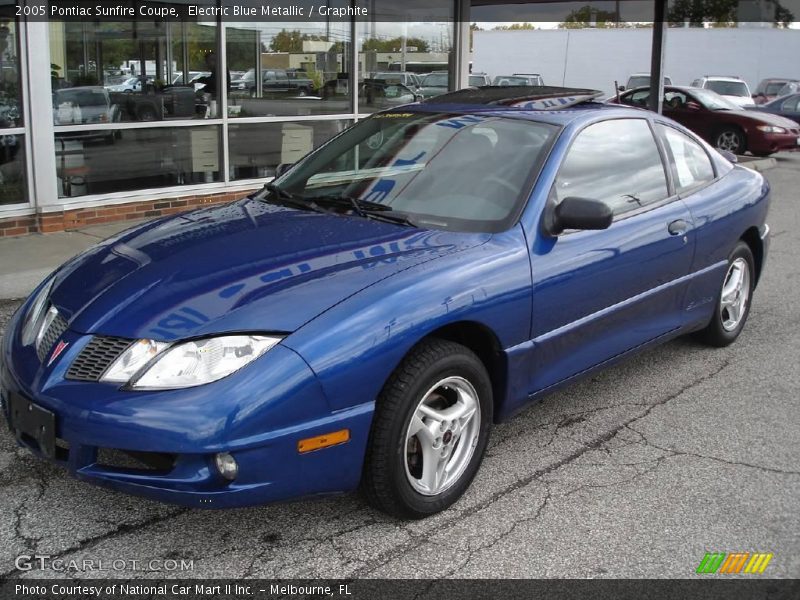 Electric Blue Metallic / Graphite 2005 Pontiac Sunfire Coupe