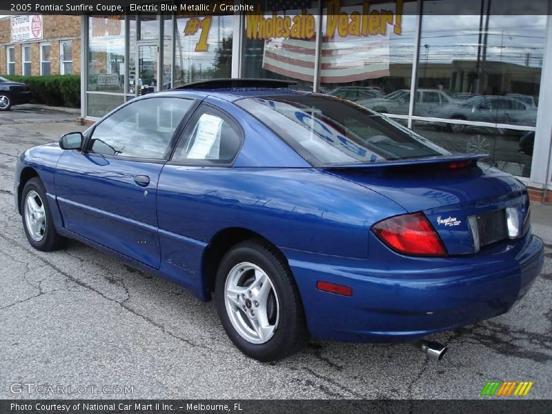 Electric Blue Metallic / Graphite 2005 Pontiac Sunfire Coupe