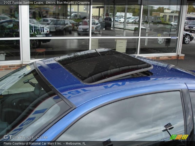 Electric Blue Metallic / Graphite 2005 Pontiac Sunfire Coupe