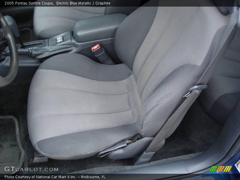 Electric Blue Metallic / Graphite 2005 Pontiac Sunfire Coupe