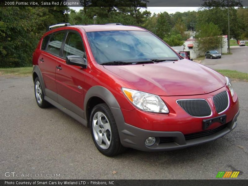 Salsa Red / Graphite 2008 Pontiac Vibe